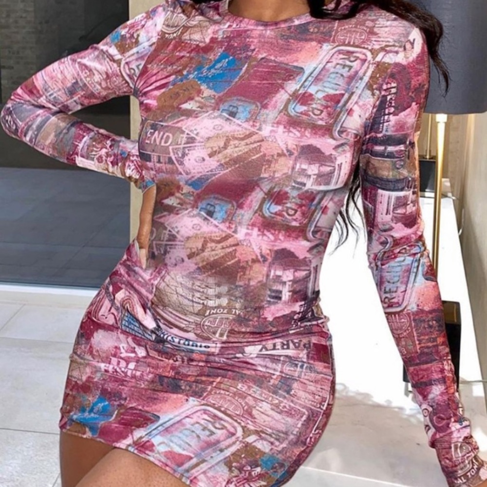 Never worn long sleeve dress